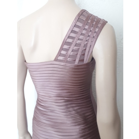 BCBG | Last Chance - One-shoulder Bodycon Cocktail Dress - Picture 7 of 13